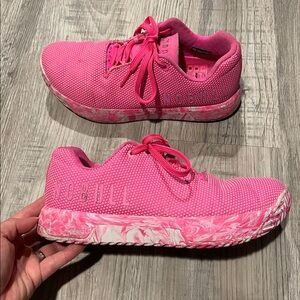 NOBULL pink Sneakers with Marbled Sole